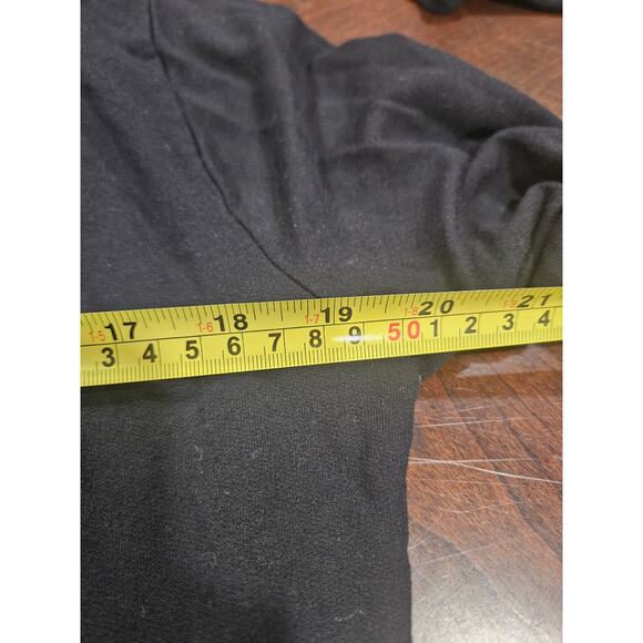 Athleta Pranayama Wrap Black Longline Open Front Cardigan Womens Small - Picture 8 of 9